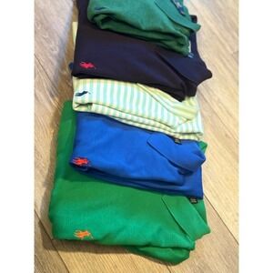**BUNDLE of 5- Polo Ralph Lauren PONY Polo Shirts Classic -Cotton Blend- Size XL